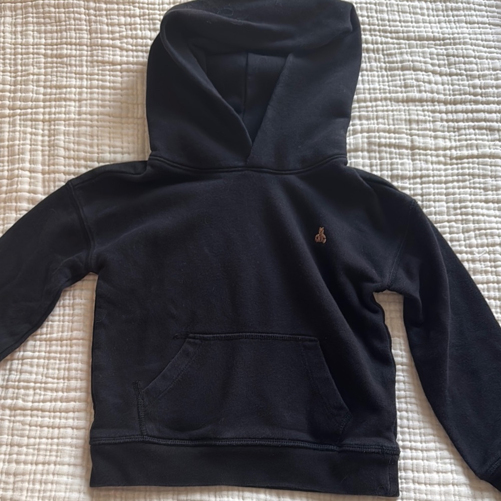 GAP Black Sweatshirt Hoodie with Teddy Bear